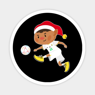 Ghana football Christmas elf. Football World Cup soccer T-Shirt Magnet
